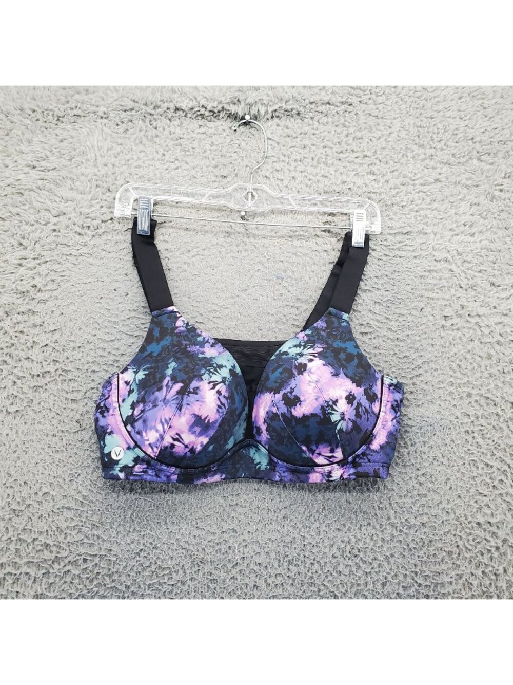 LIVI Bra Womens 38C Multicolor No-Wire Padded Sports Style By Lane Bryant